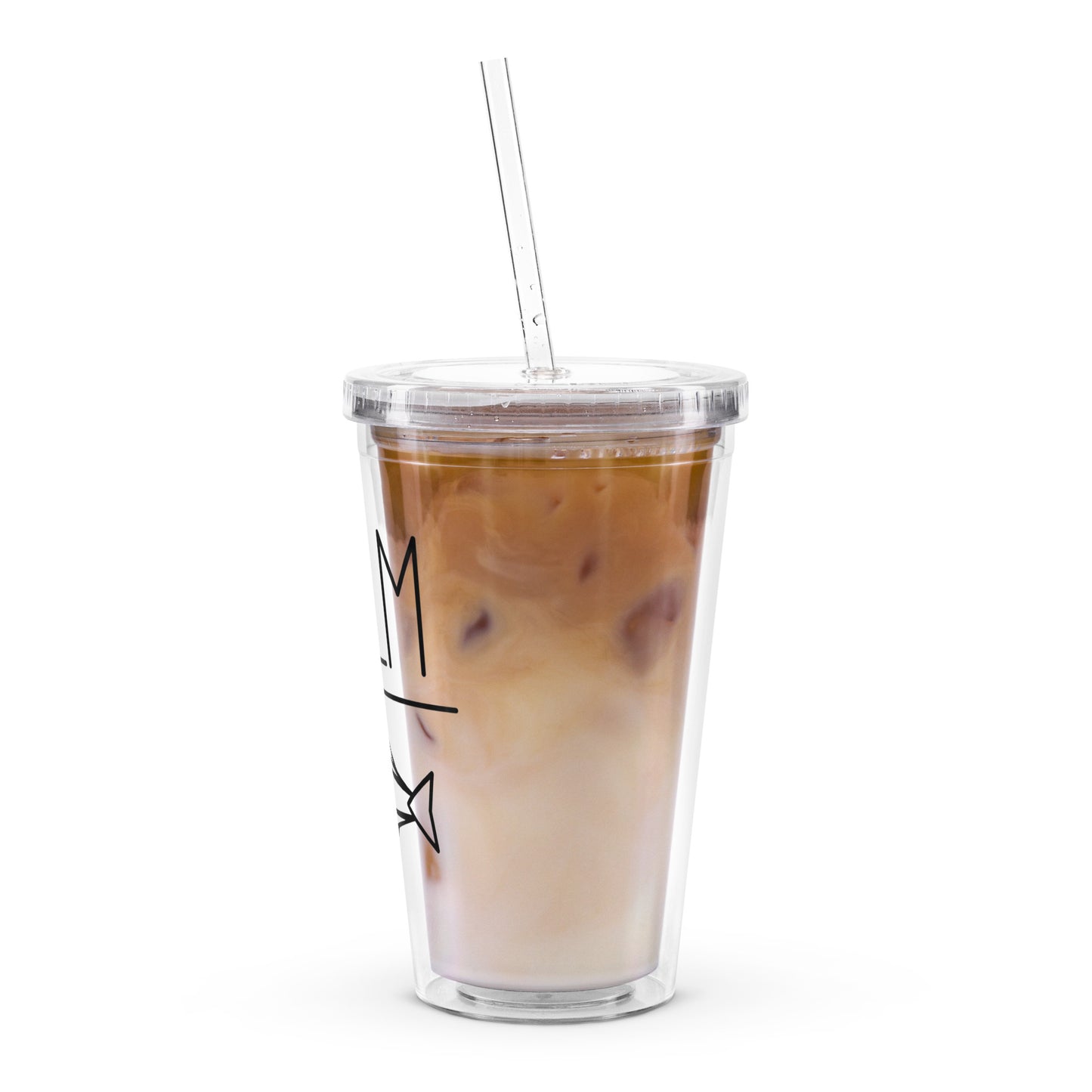 Tumbler - Clear plastic