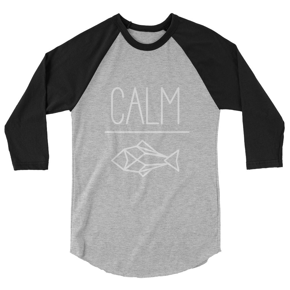 Adult Unisex 3/4 sleeve raglan shirt