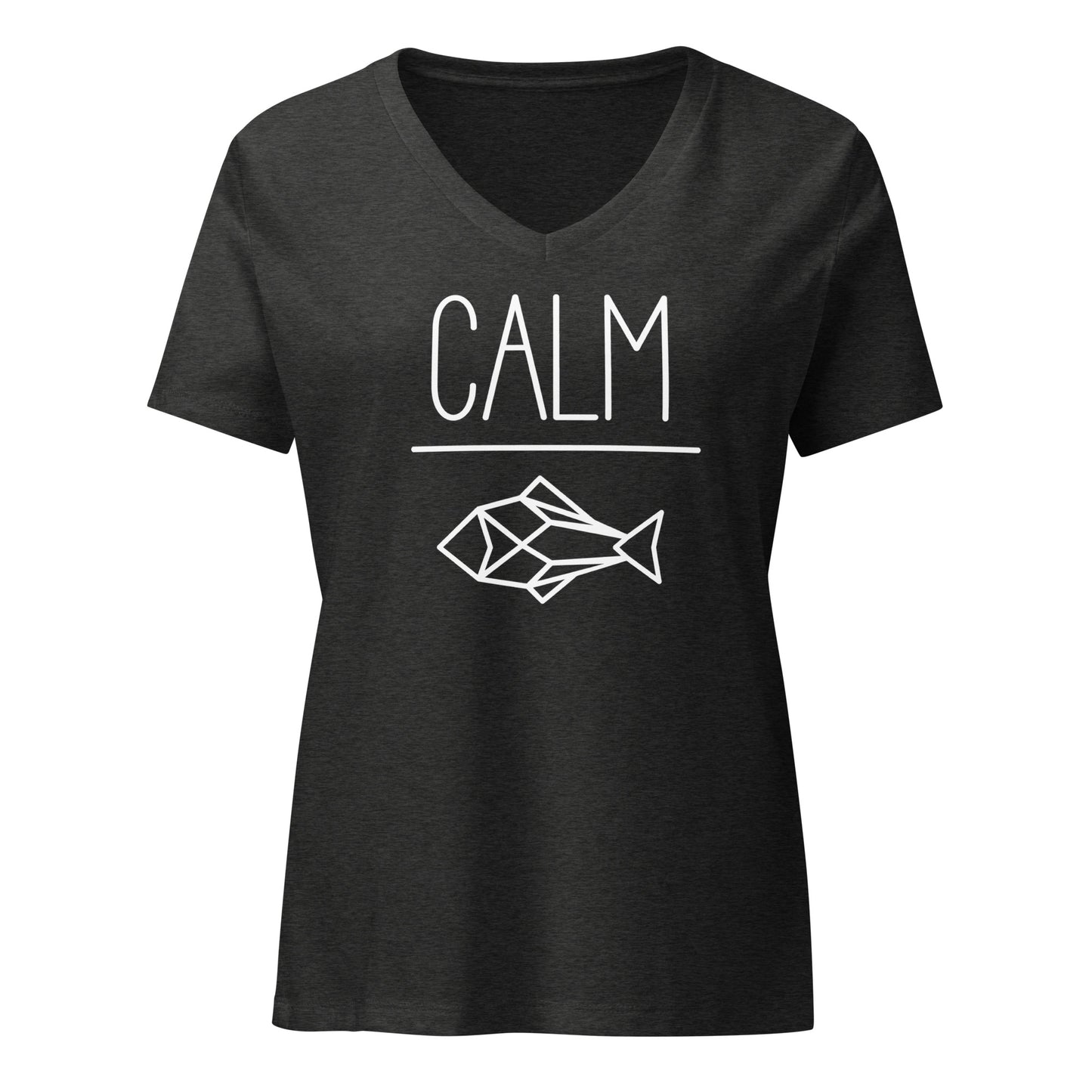 Adult relaxed v-neck t-shirt