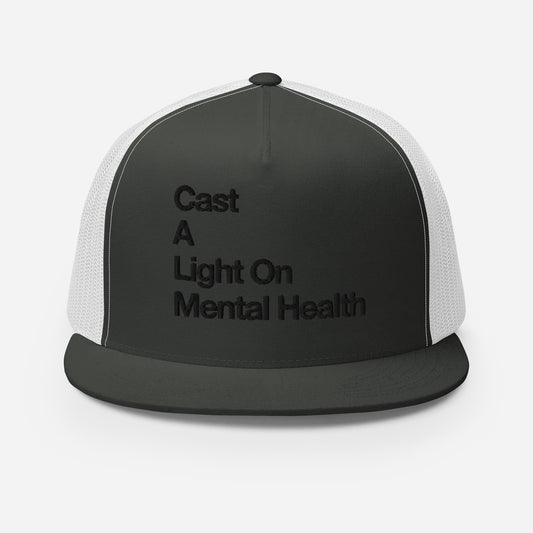 hat trucker cap - CALM lettering embroidery - more colors!
