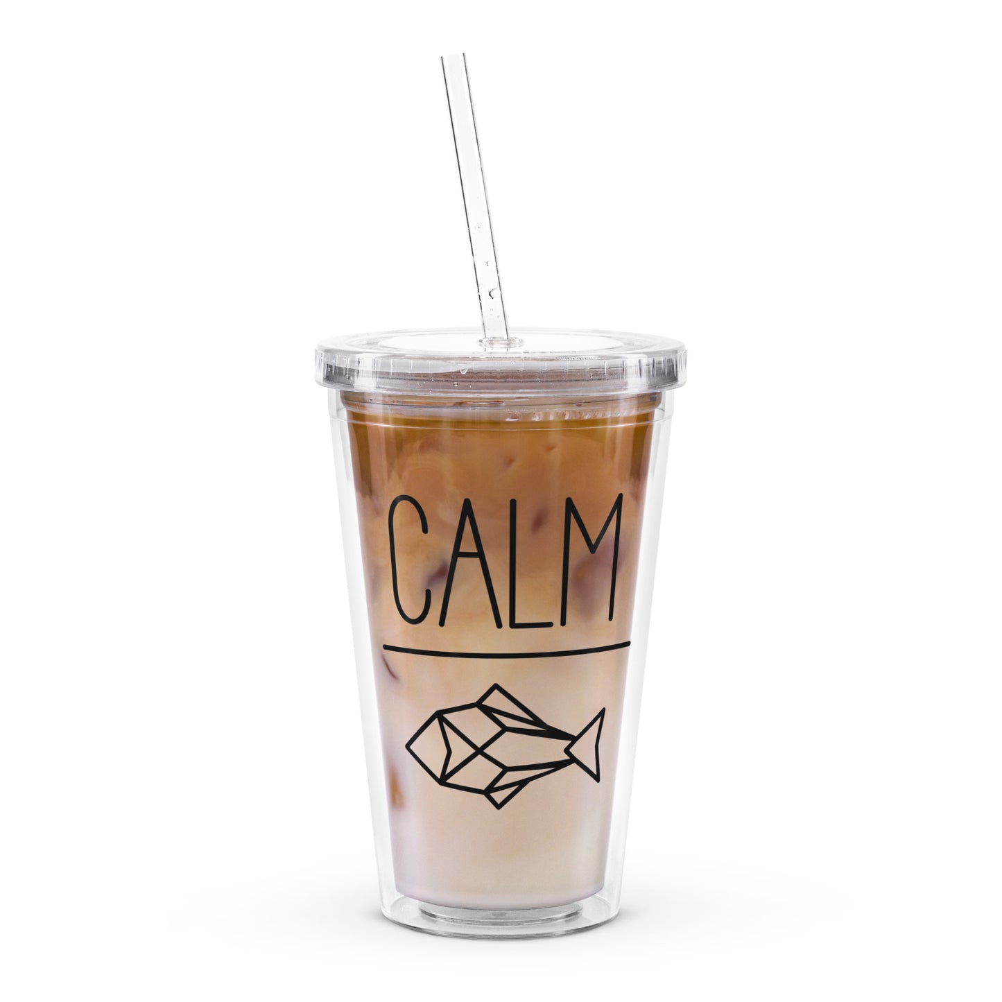 Tumbler - Clear plastic