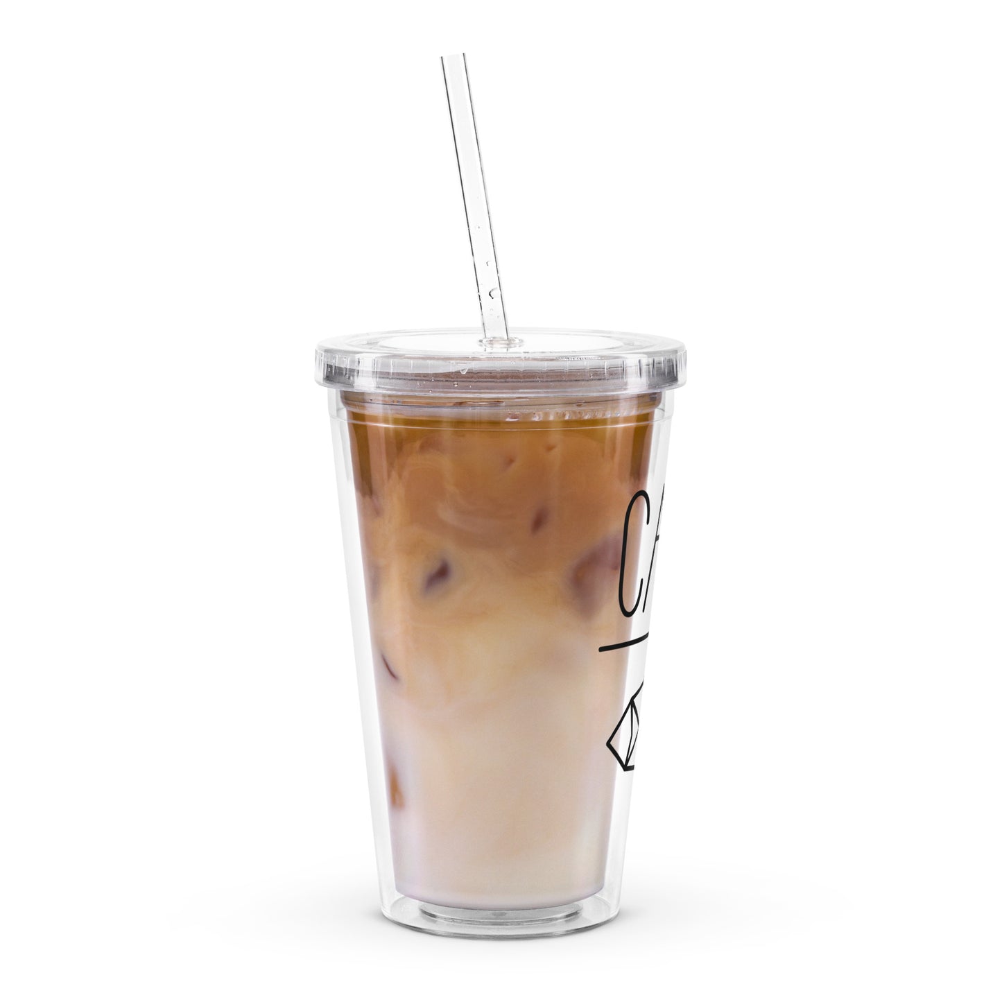 Tumbler - Clear plastic