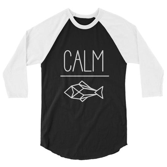 Adult Unisex 3/4 sleeve raglan shirt