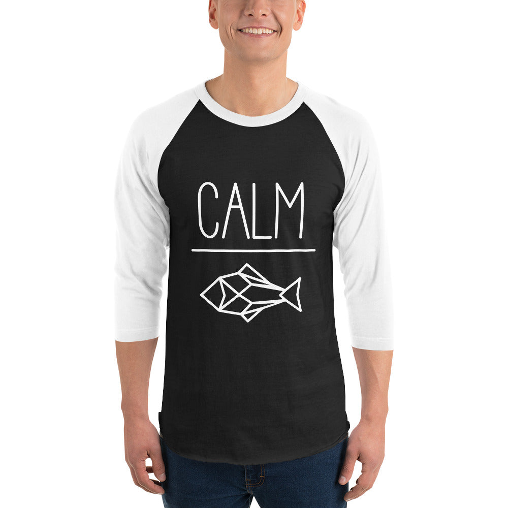 Adult Unisex 3/4 sleeve raglan shirt