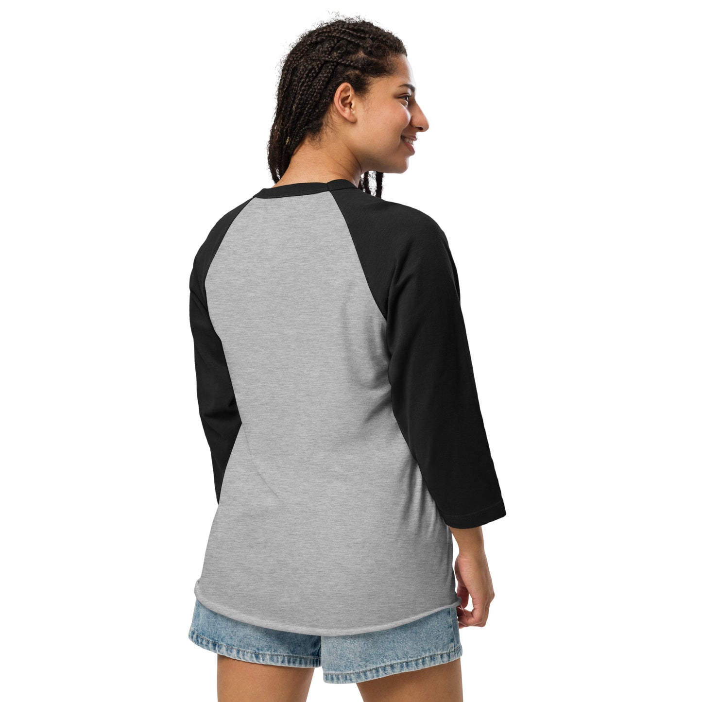 Adult Unisex 3/4 sleeve raglan shirt