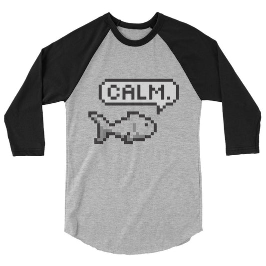Adult Unisex 3/4 sleeve raglan shirt