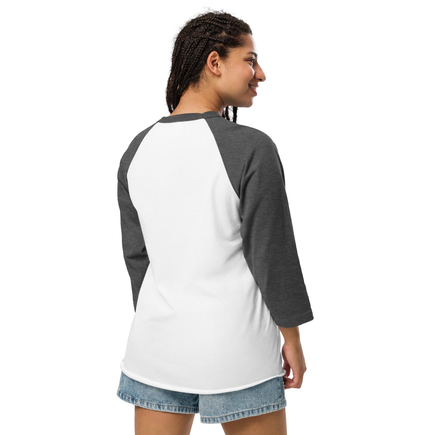Adult Unisex 3/4 sleeve raglan shirt