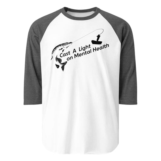 Adult Unisex 3/4 sleeve raglan shirt