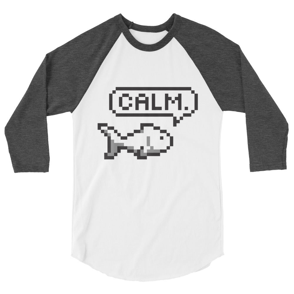 Adult Unisex 3/4 sleeve raglan shirt