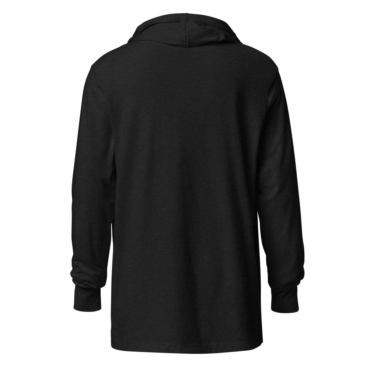 Adult Unisex hooded long-sleeve tee