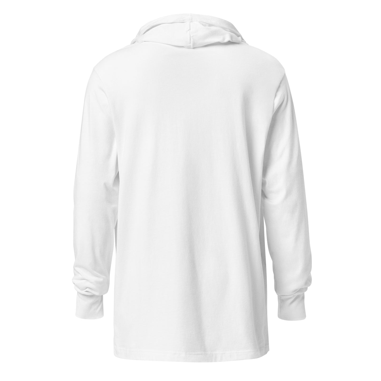 Adult Unisex hooded long-sleeve tee