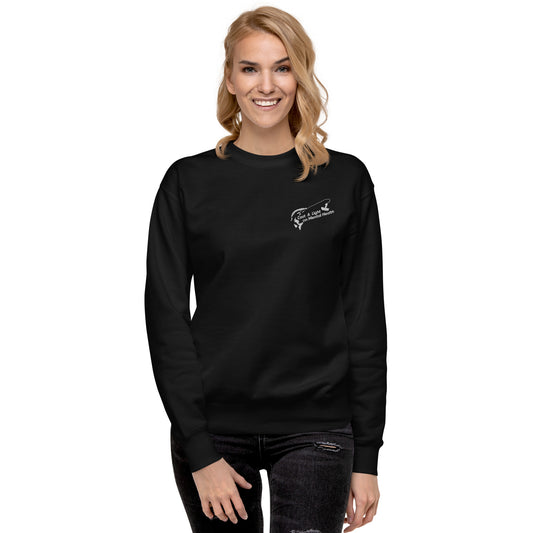 adult sweatshirt - classic logo front embroidery - more colors!