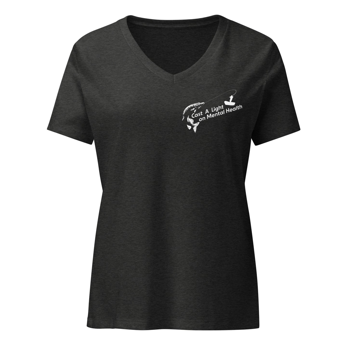 Adult relaxed v-neck t-shirt