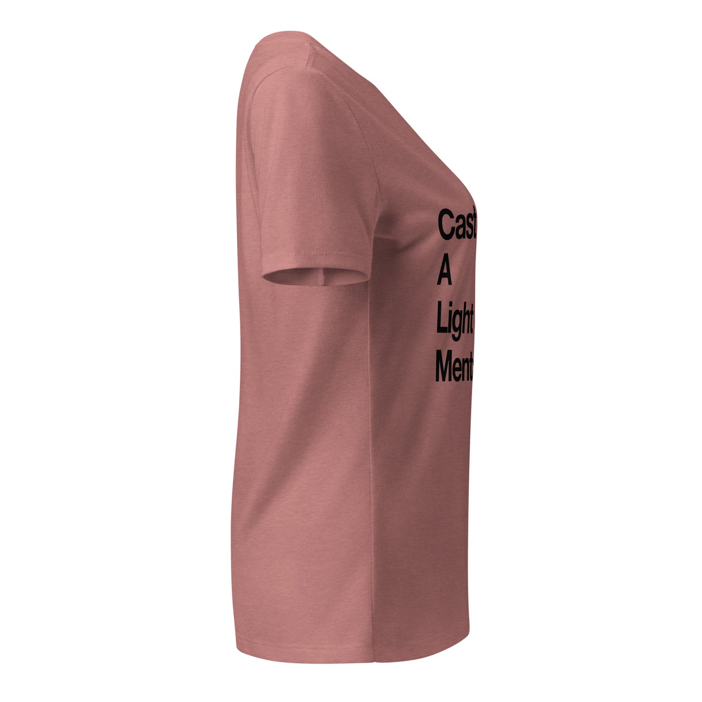 Adult relaxed v-neck t-shirt