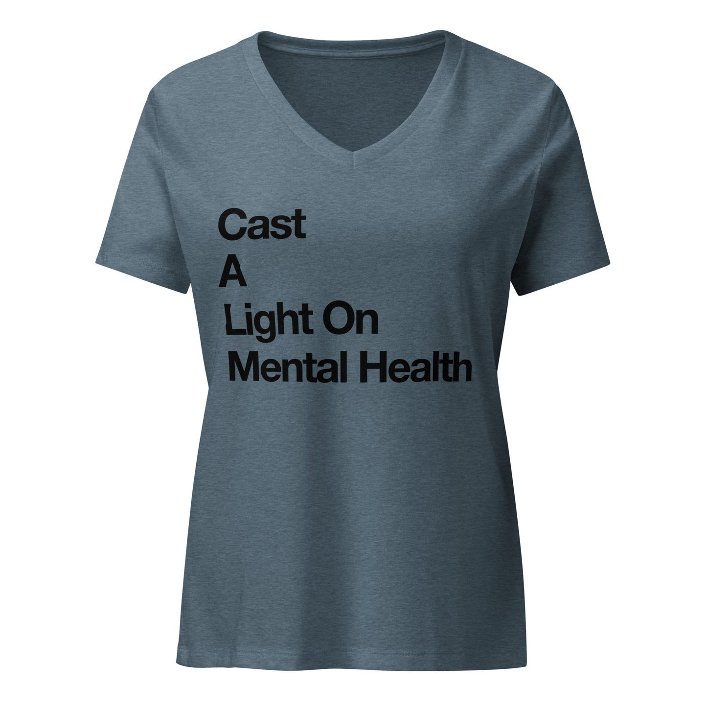 Adult relaxed v-neck t-shirt