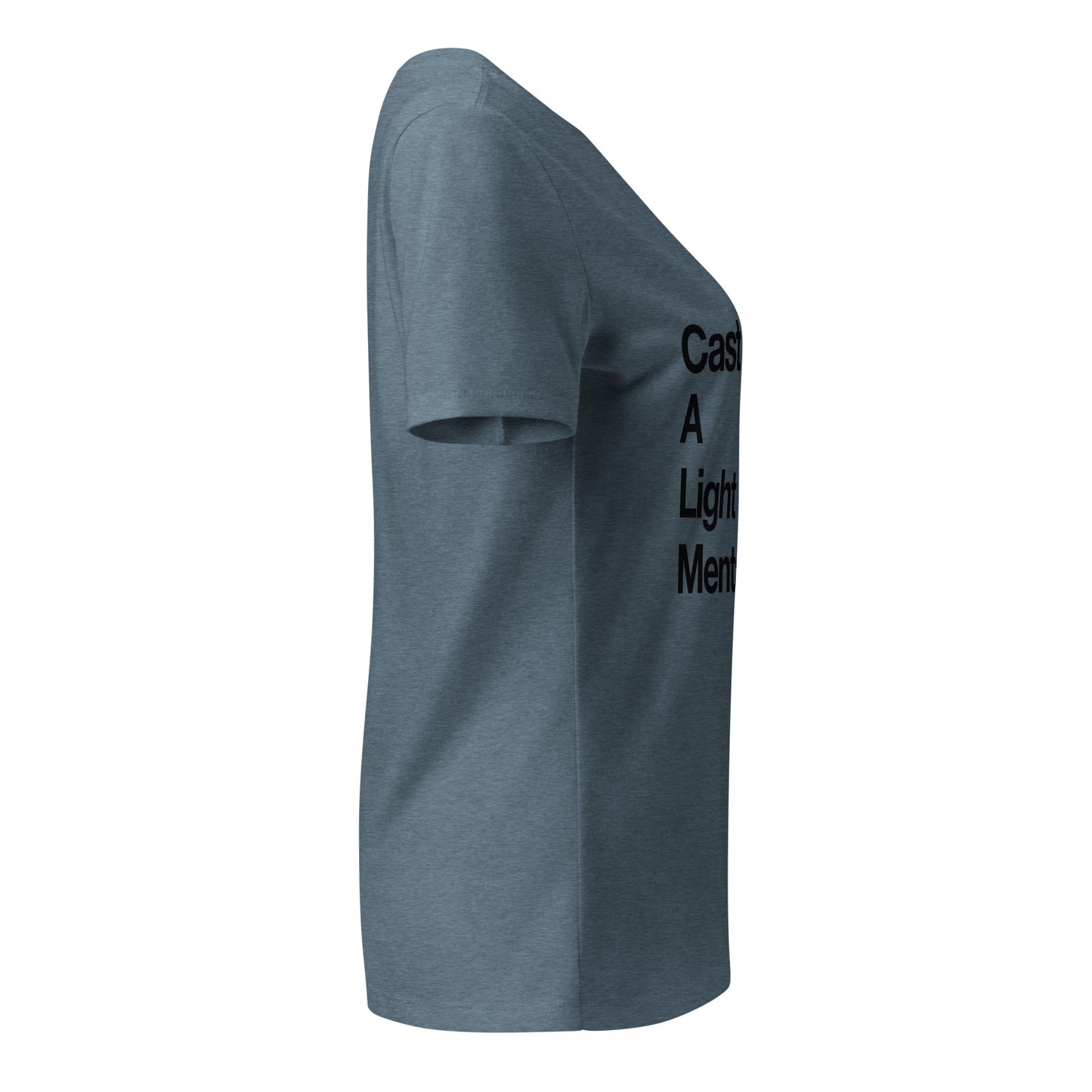 Adult relaxed v-neck t-shirt