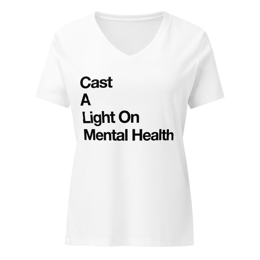 Adult relaxed v-neck t-shirt