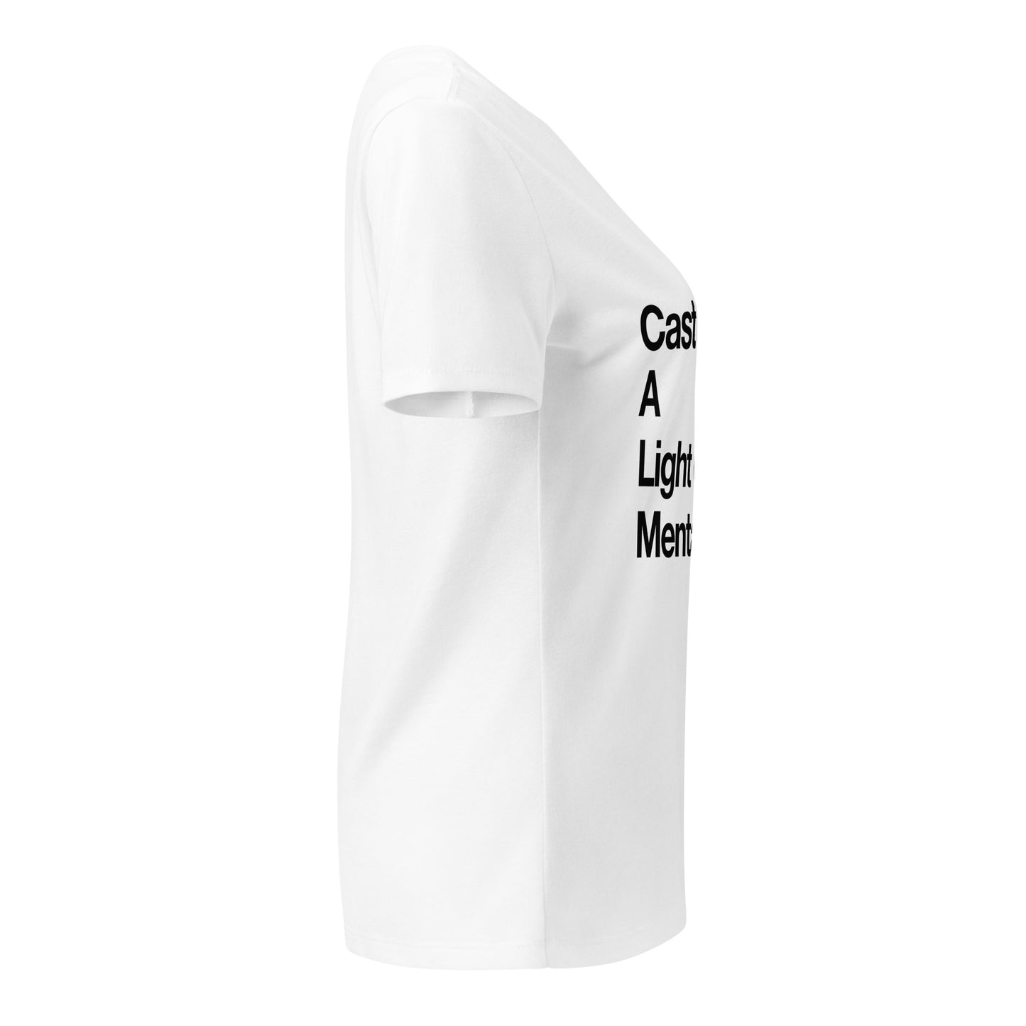 Adult relaxed v-neck t-shirt
