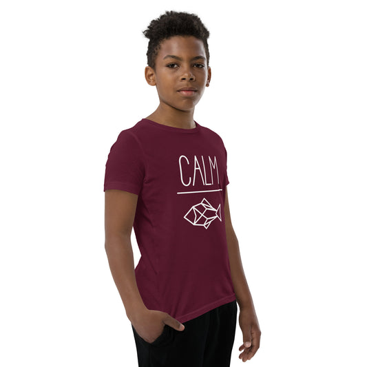 kids t-shirt - geodesic fish front screen print - more colors!